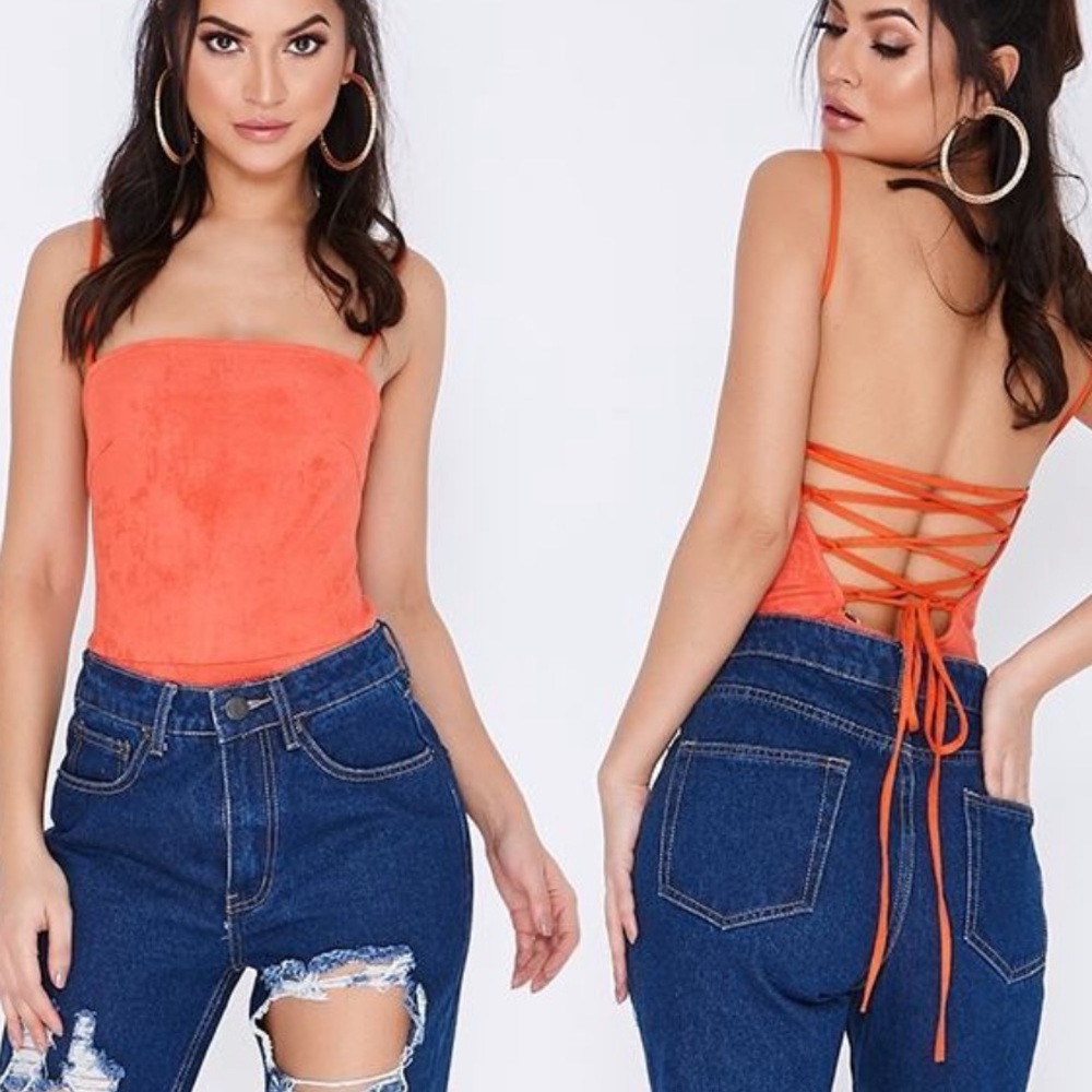 in the style -sarah ashcroft lace up bodysuit